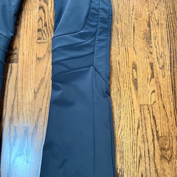 Perfect Moment Black High-Waist Aurora Softshell Ski Pants Flared Leg L/XL - Picture 4 of 12